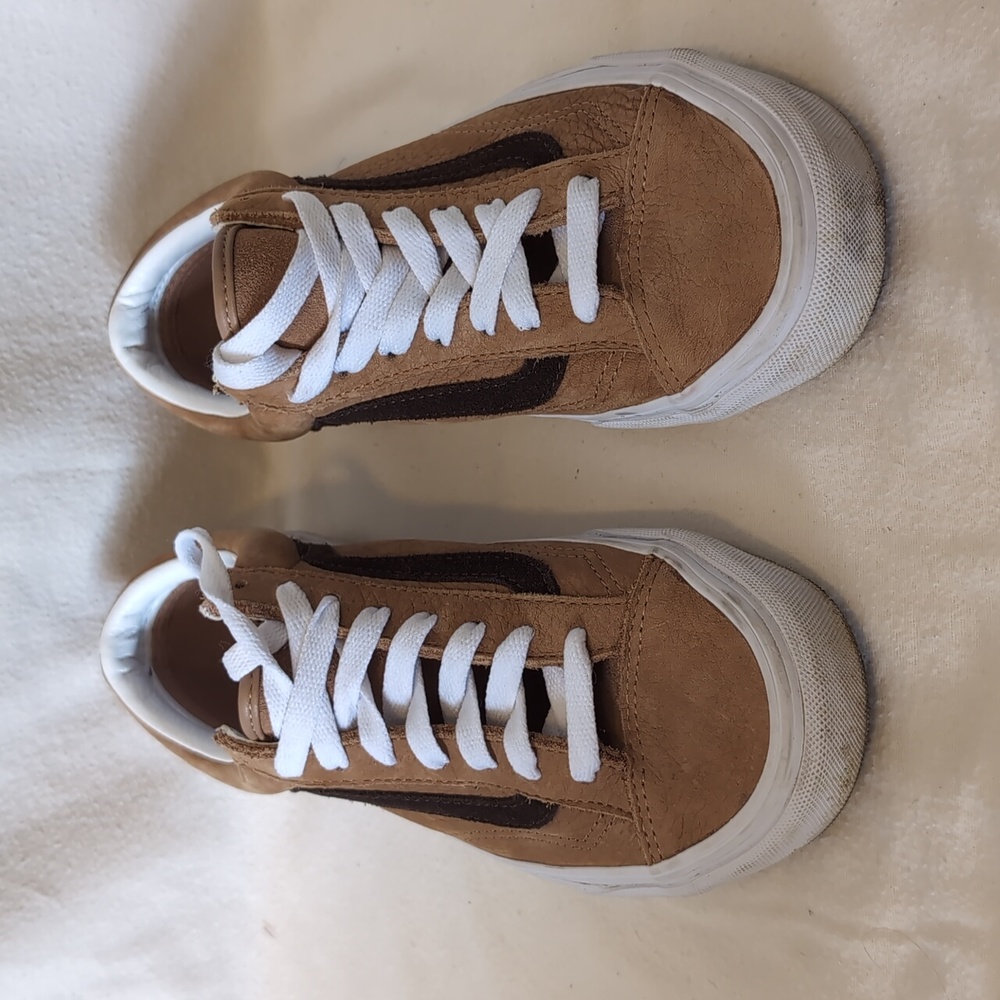 Vans old skool brown suede sneakers